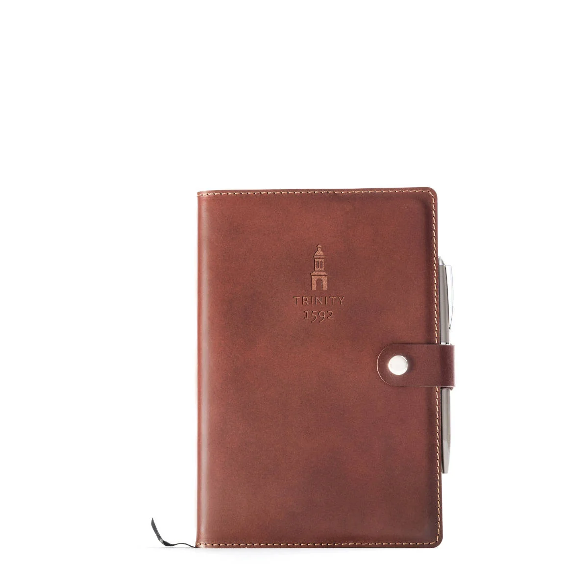 CarveOn Leather A5 Notebook Brown - Image 3