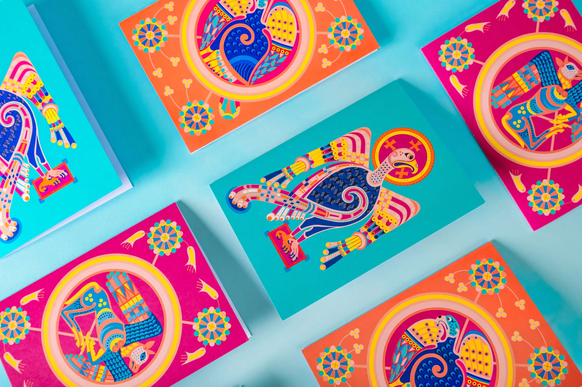 Book of Kells X Pawpear – Winged Creatures Greeting Card Box - Image 6