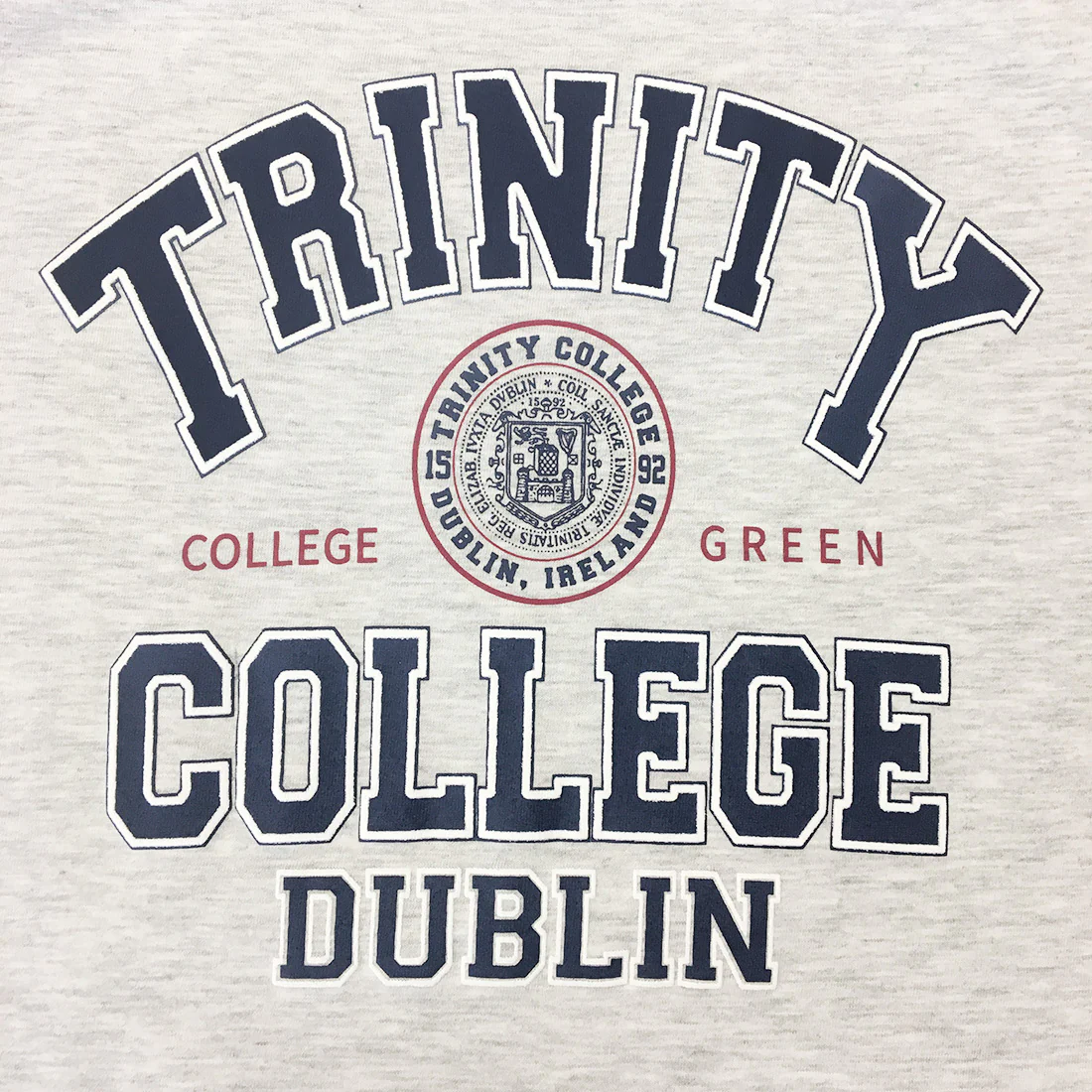 Trinity College Dublin 1592 T-shirt Grey Marl - Image 6