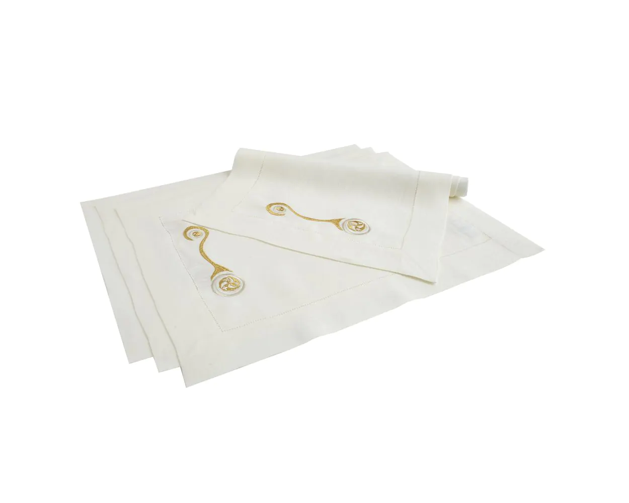 Book of Kells Irish Linen House Placemats White - Image 3