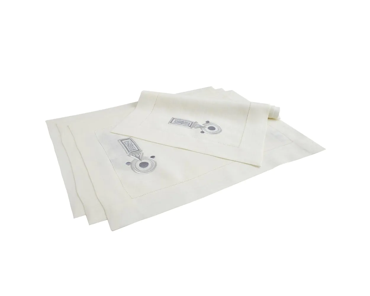 Book of Kells Irish Linen House Placemats White - Image 4