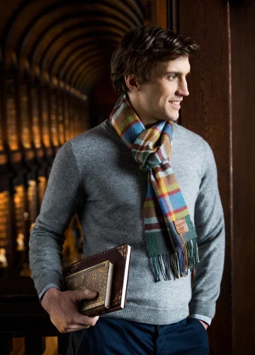 Trinity College Dublin Jonathan Swift Avoca Scarf - Narrow - Image 8