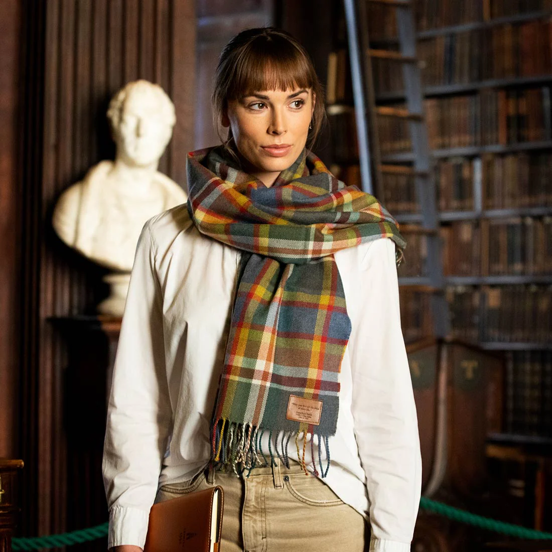 Trinity College Dublin Jonathan Swift Avoca Scarf – Wide - Image 7