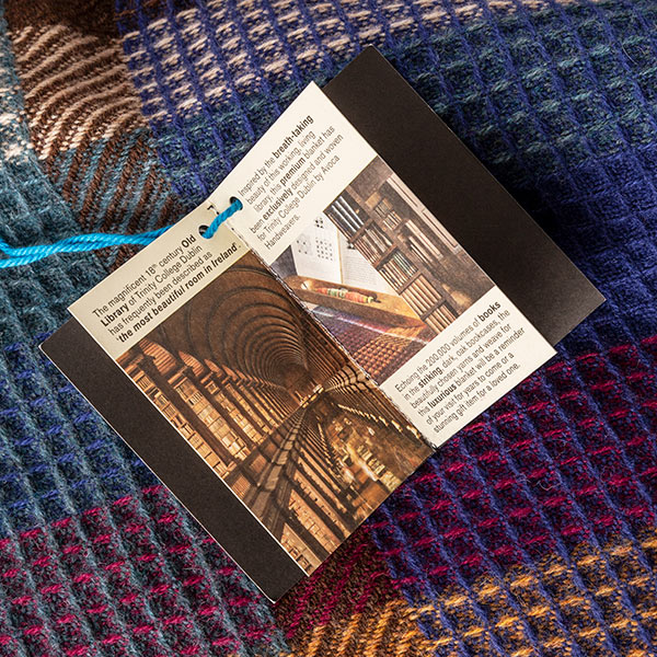 Long Room of the Old Library Avoca Blanket - Image 3