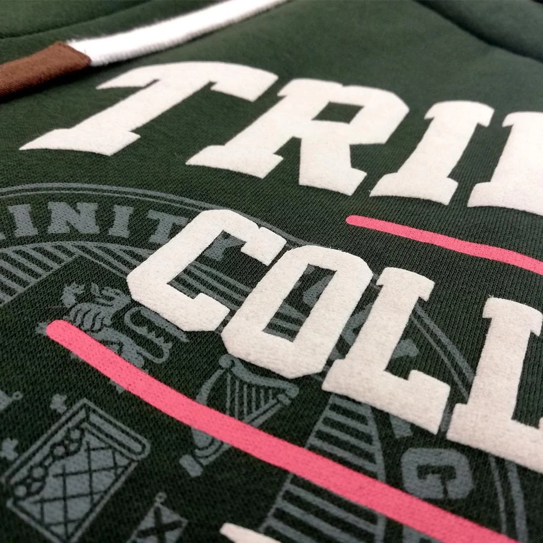 Trinity College Dublin 1592 Crossover Neck Midnight Green - Image 6