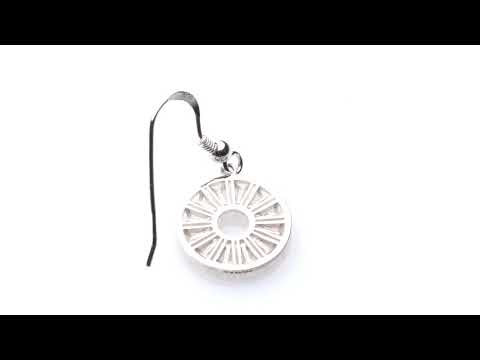 Trinity College Dublin Sterling Silver Drop Earrings Circle Door - Image 4