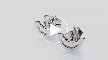 Trinity College Dublin Sterling Silver Stud Earrings Long Room Modern - Image 7