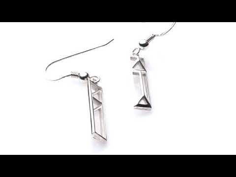 Trinity College Dublin Sterling Silver Drop Earrings Rectangle Door - Image 4