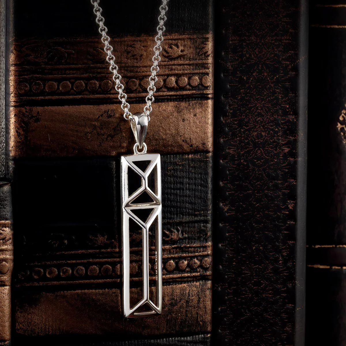 Trinity College Dublin Sterling Silver Door Pendant Rectangle - Image 3
