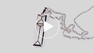 Trinity College Dublin Sterling Silver Door Pendant Rectangle - Image 7
