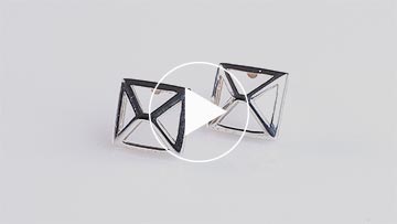 Trinity College Dublin Sterling Silver Stud Earrings Rectangle Door - Image 6