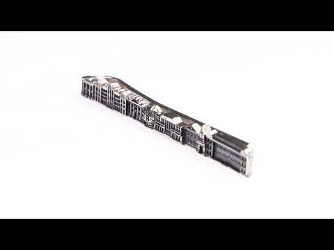Sterling Silver Trinity College Dublin 1592 Collection Tie Bar - Image 4