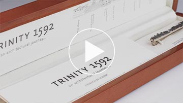 Sterling Silver Trinity College Dublin 1592 Collection Tie Bar - Image 6