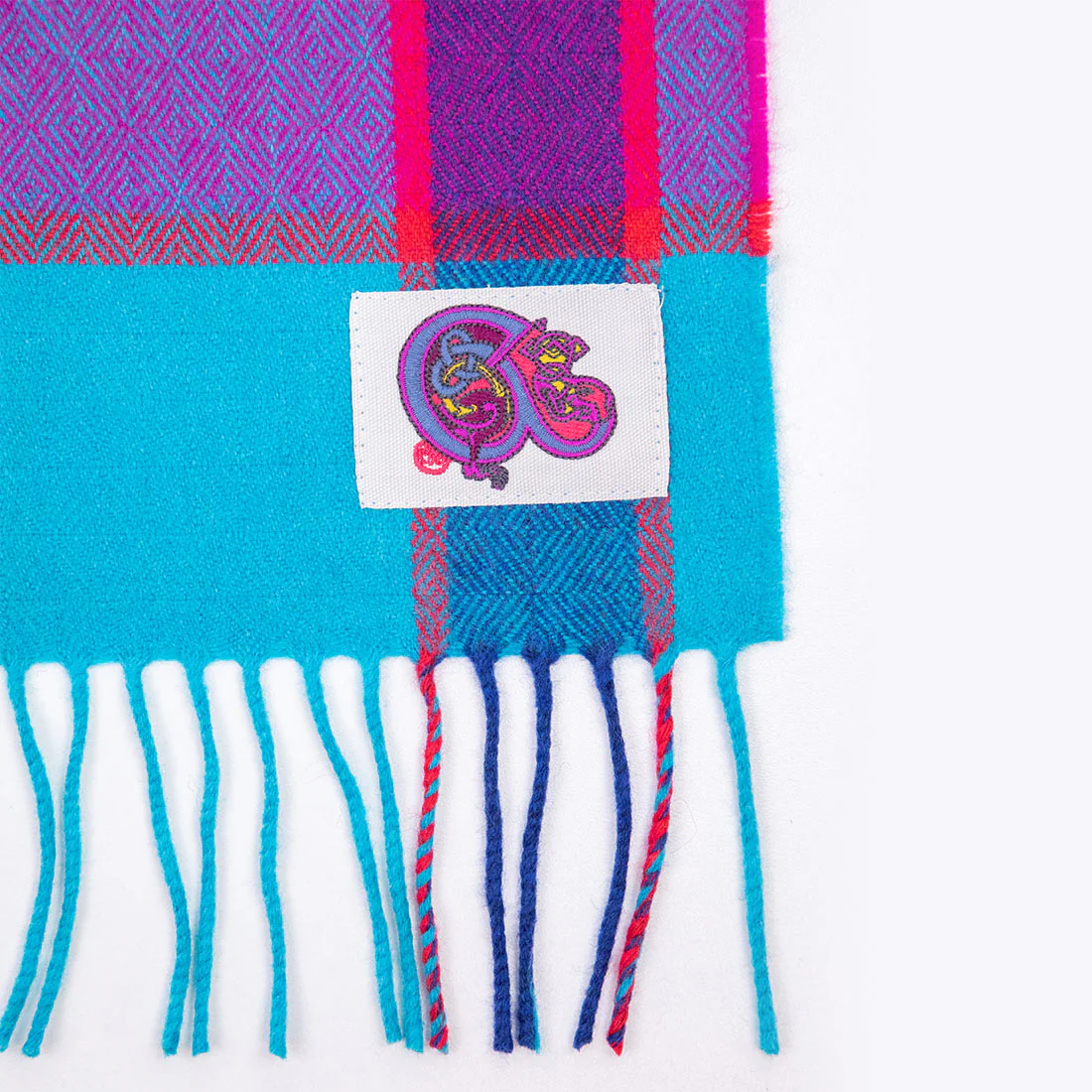 Book of Kells Avoca Scarf Blue - Image 5