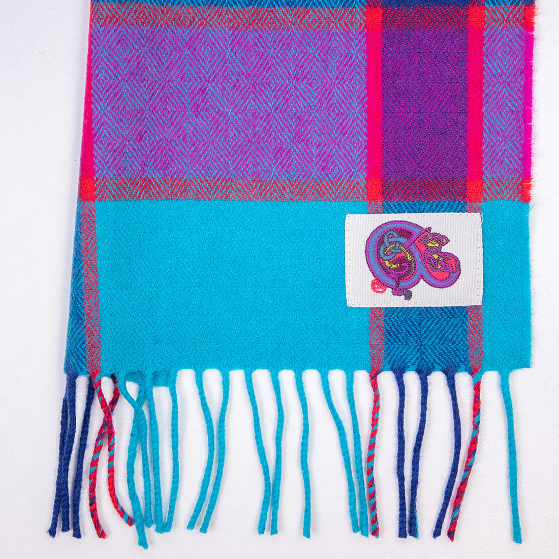 Book of Kells Avoca Scarf Blue - Image 9