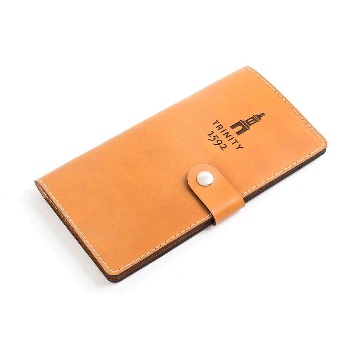 CarveOn Leather Travel Wallet Brown - Image 3