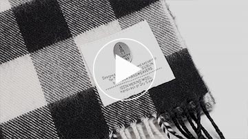 Trinity College Dublin Oscar Wilde Avoca Scarf Black Grey & White - Image 11