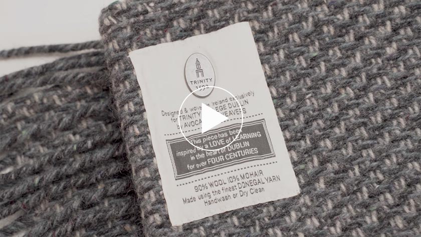 Trinity College Dublin Cobblestone Avoca Wrap Grey - Image 5