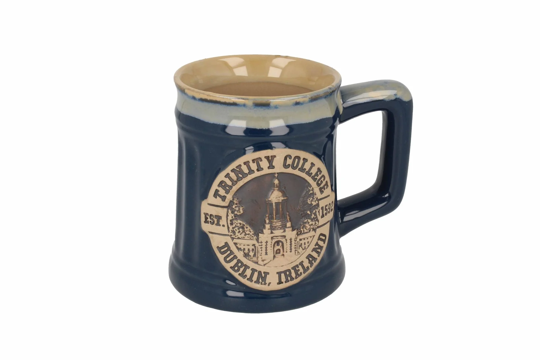 Trinity College Dublin Crest Collection  Pottery Mug - Image 3