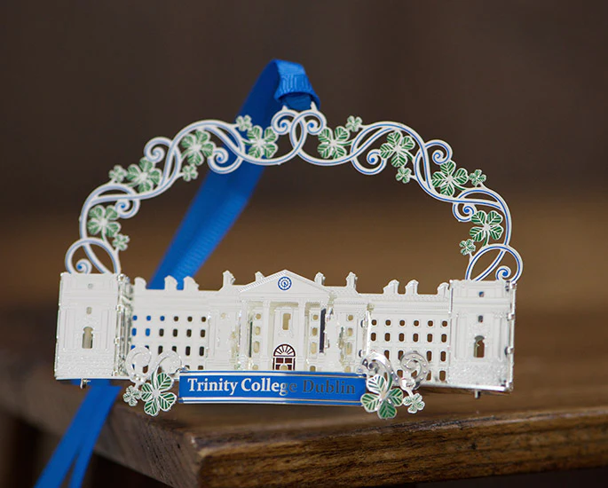 Trinity College Dublin - Entrance Building 2D Decoration Silver - Image 3